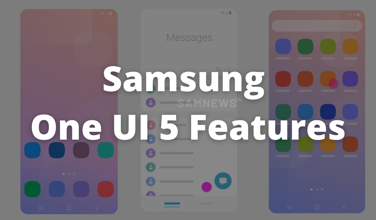 Samsung One UI 5 Features