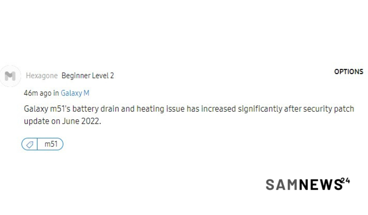 Galaxy M51 users reporting heating issue