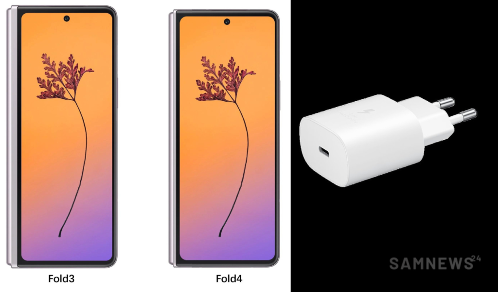 Galaxy Z Fold 4 and Z Flip 4 to sold with charger