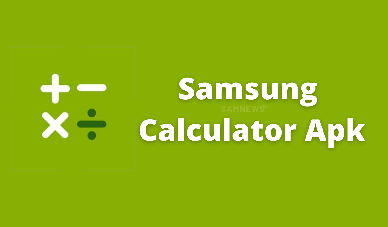 Samsung Calculator latest APK
