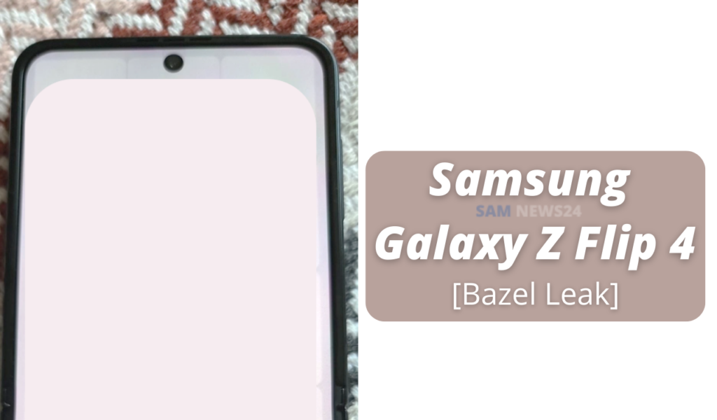 Samsung Galaxy Z Flip 4 Display Preview