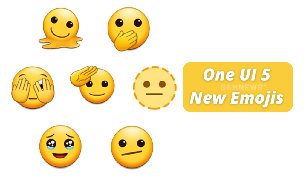 Samsung One UI 5 new emojis