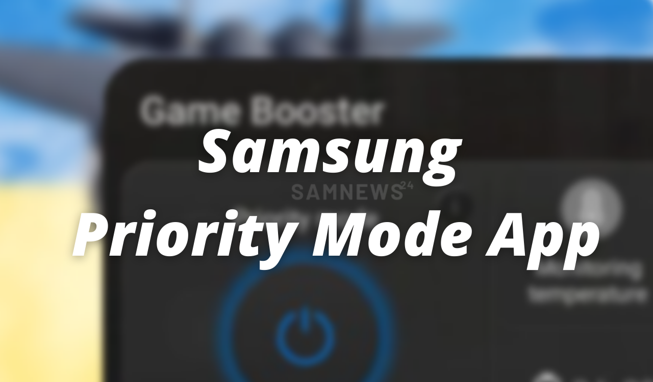 Samsung Priority Mode App