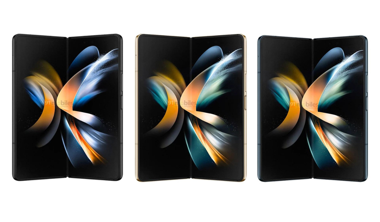 official render of Galaxy Z Fold 4