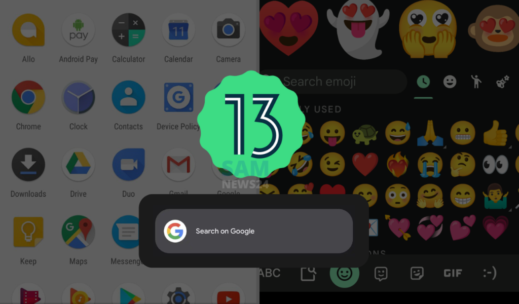 Android 13 - Pixel Launcher adds Play Store search
