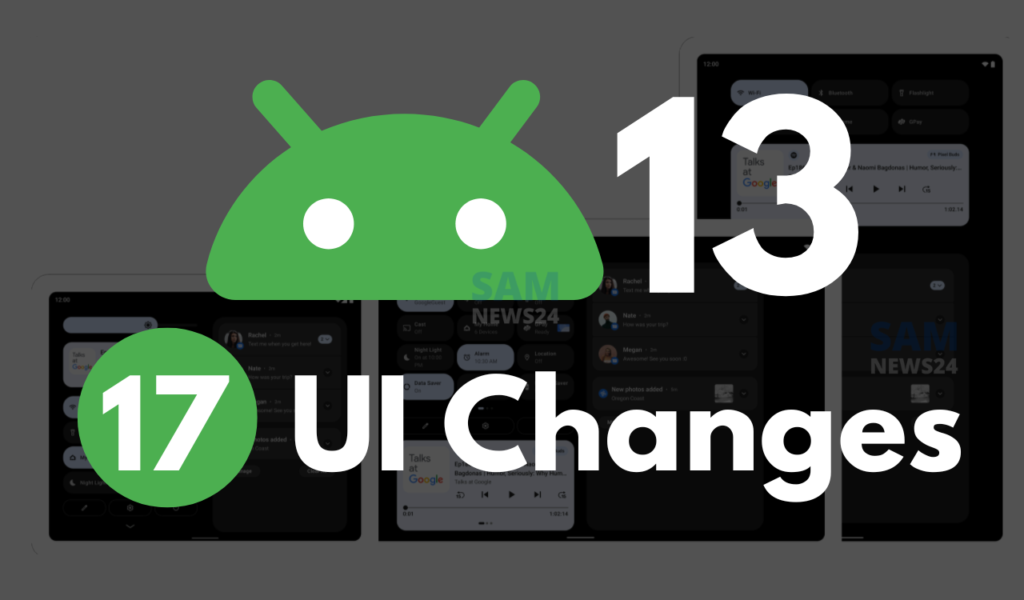 Android 13 UI Changes