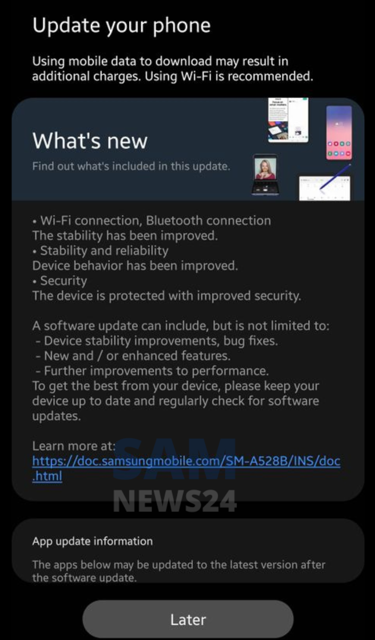 Galaxy A52s August 2022 Update India