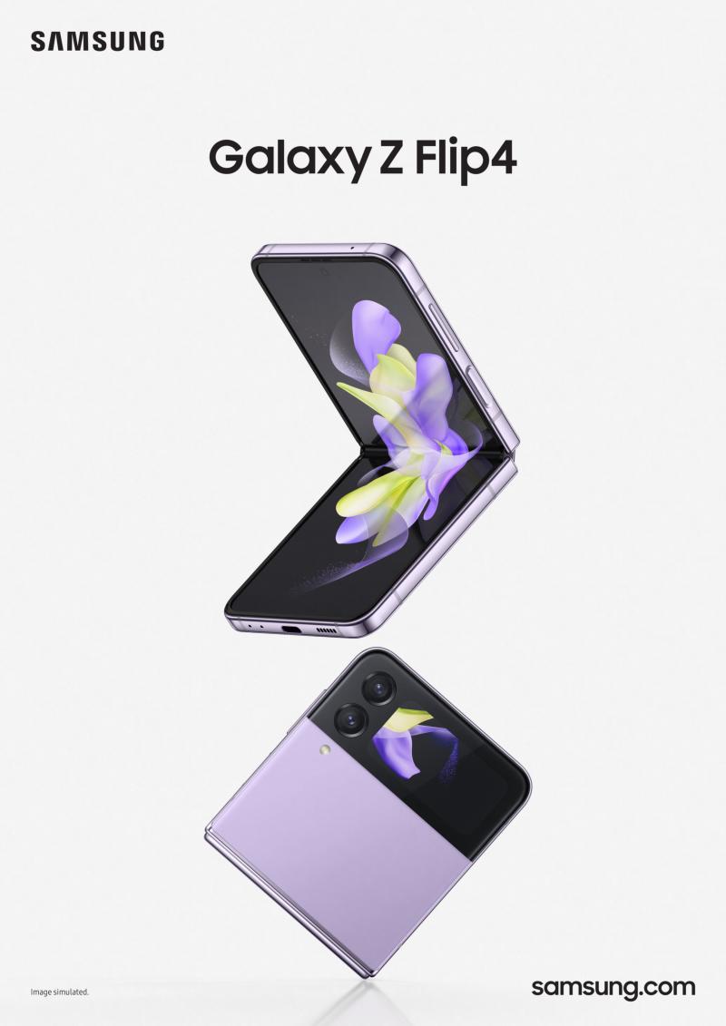 Galaxy Z Flip 4 official poster