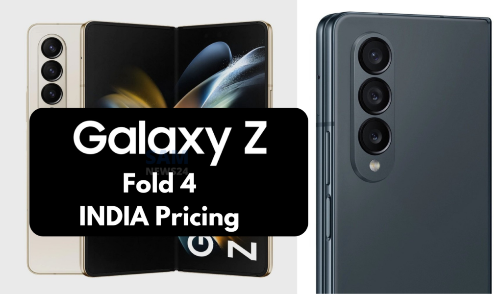 Galaxy Z Fold 4 India Pricing and colors