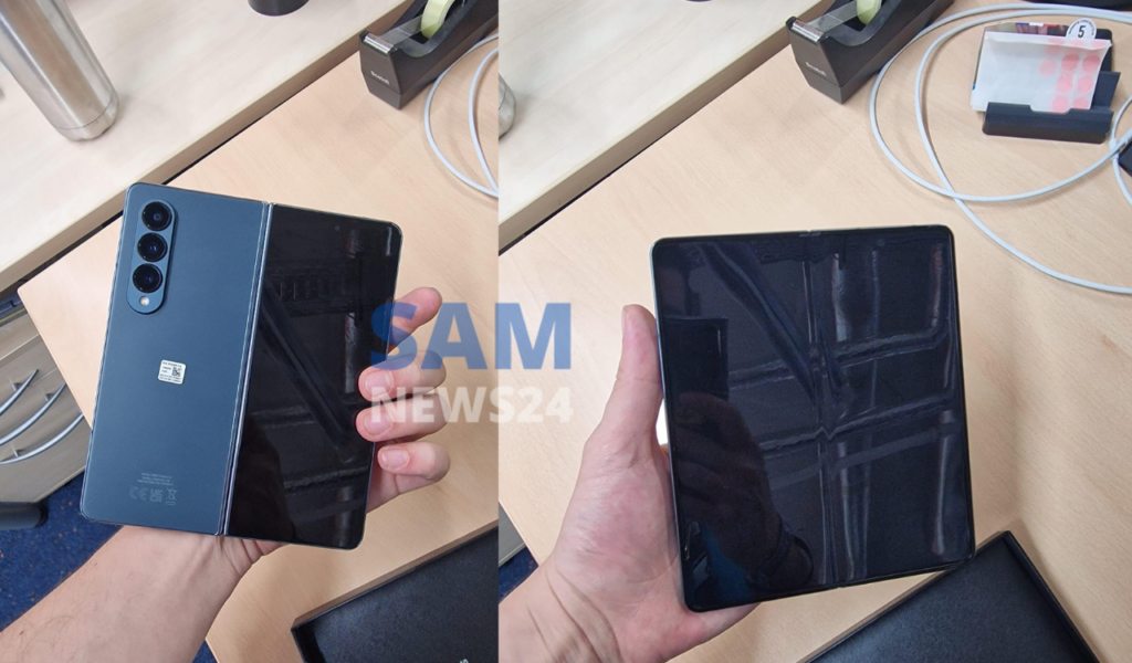 Galaxy Z Fold 4 hands on images leaked