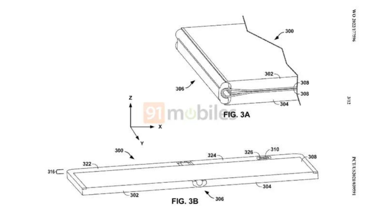 Google Foldable Phone Patent Image 1