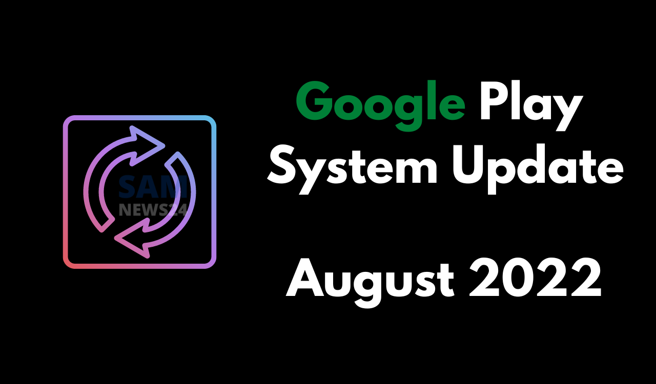 Google Play System Update August 2022