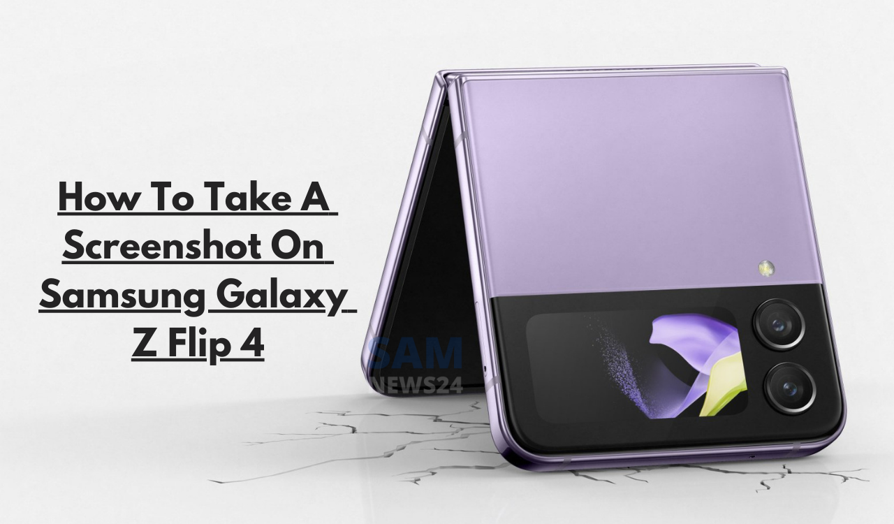 How to take a screenshot on Galaxy Z Flip 4