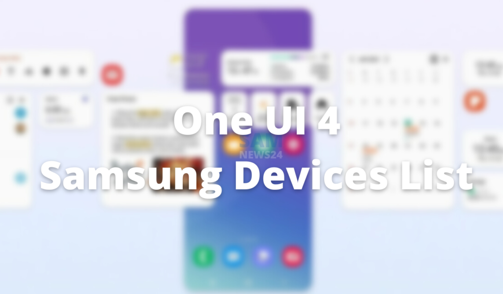 One UI 4 Samsung Devices List