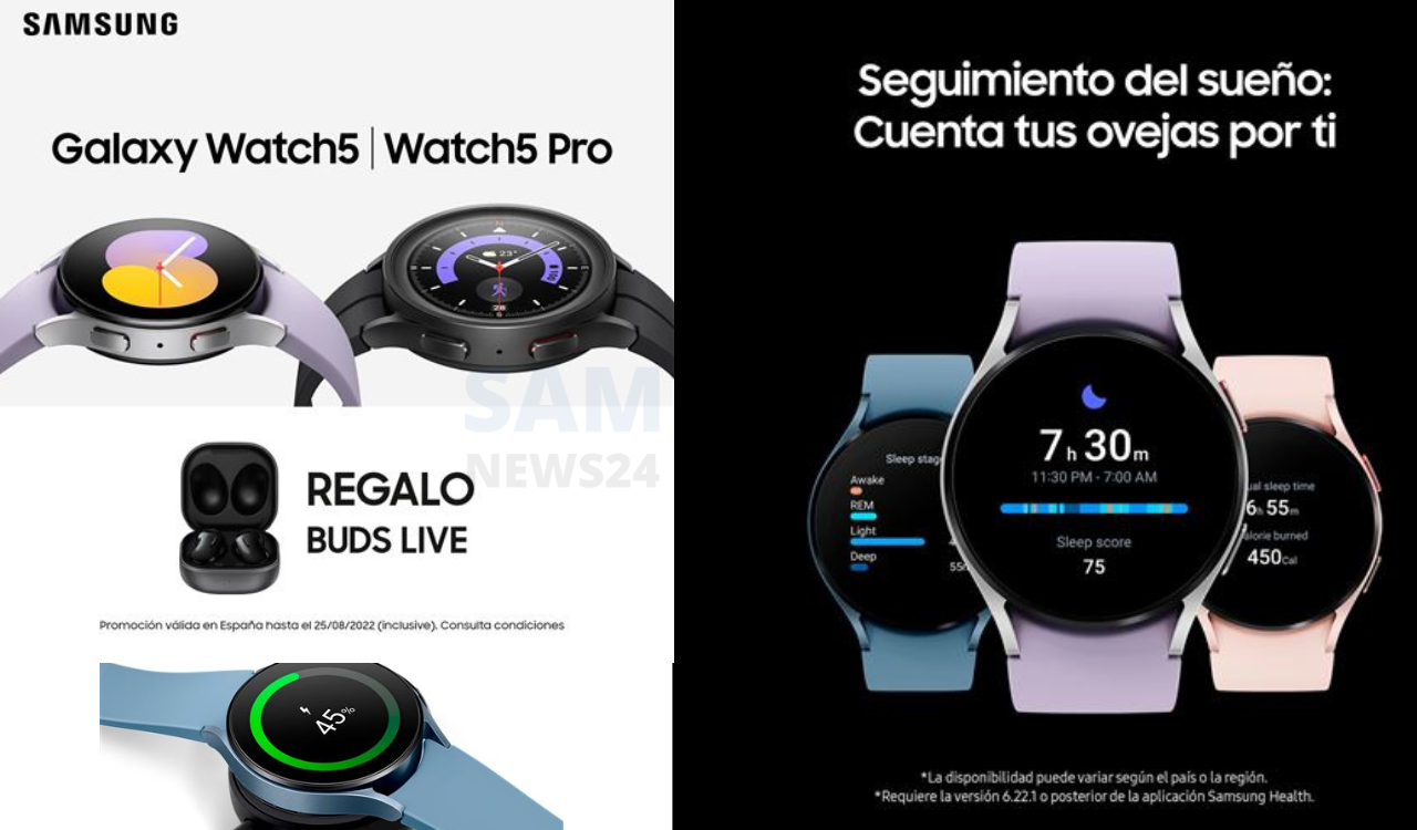 Samsung Galaxy Watch 5 series promo leaked