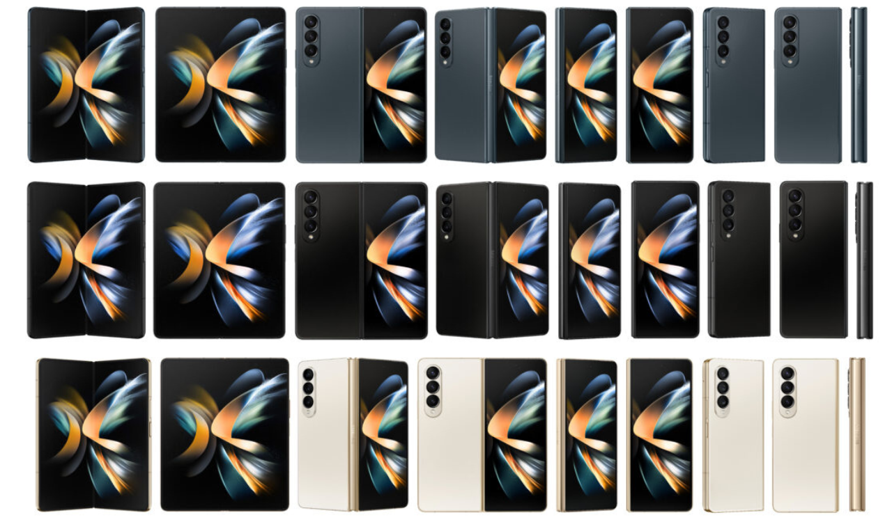 Samsung Galaxy Z Fold 4 Unpacked Event 2022 Posters