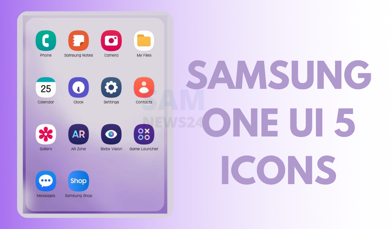 Samsung One UI 5 New Icon Image