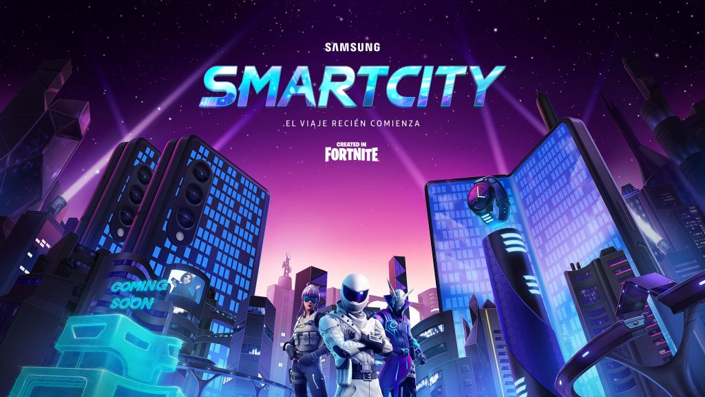 Samsung Smart City island in Fortnite