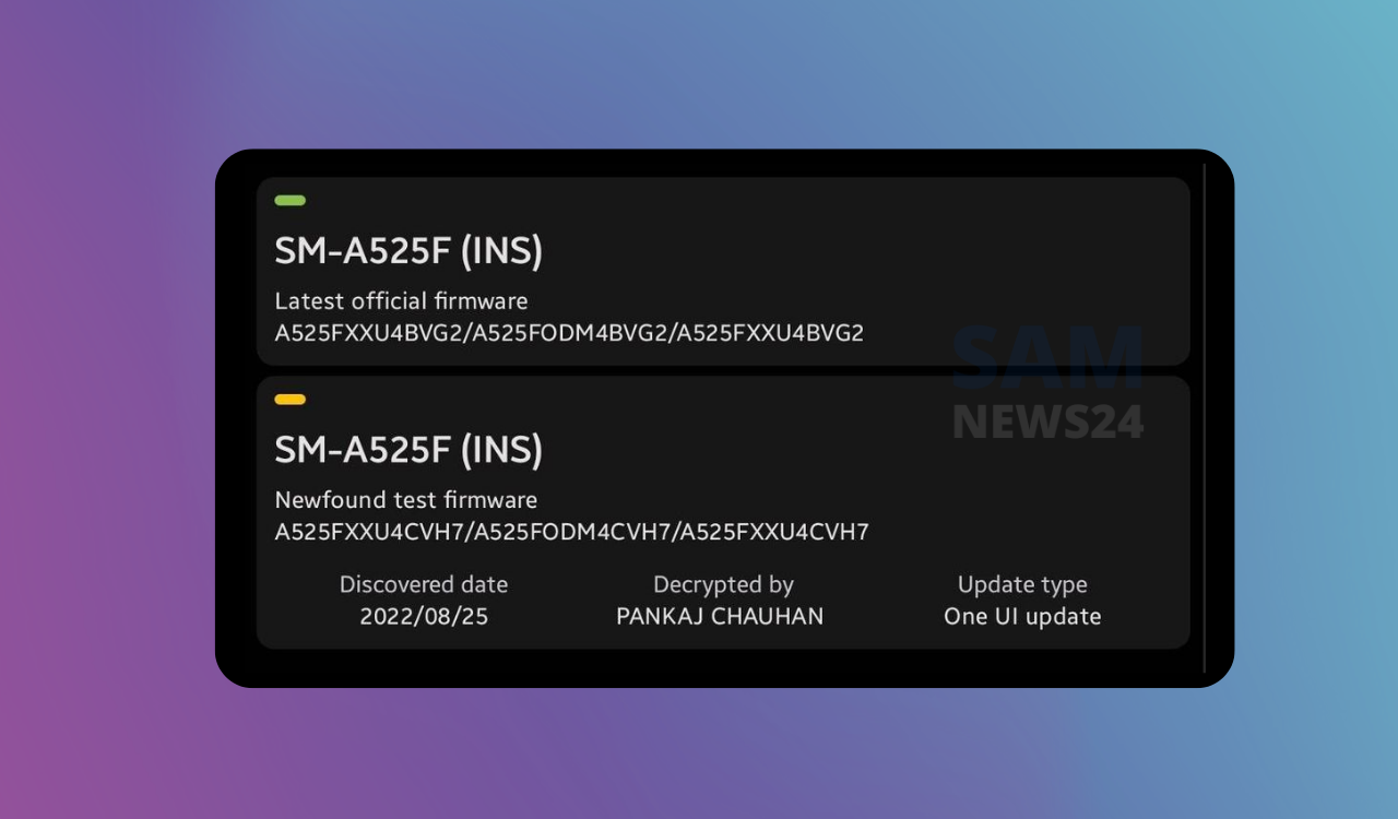Samsung testing One UI 5 or 4.1.1 for Galaxy A52 in India