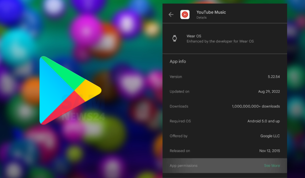App permissions list back again in Google Play Store