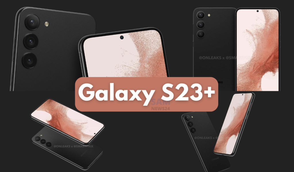 Galaxy S23 Plus renders OnLeaks
