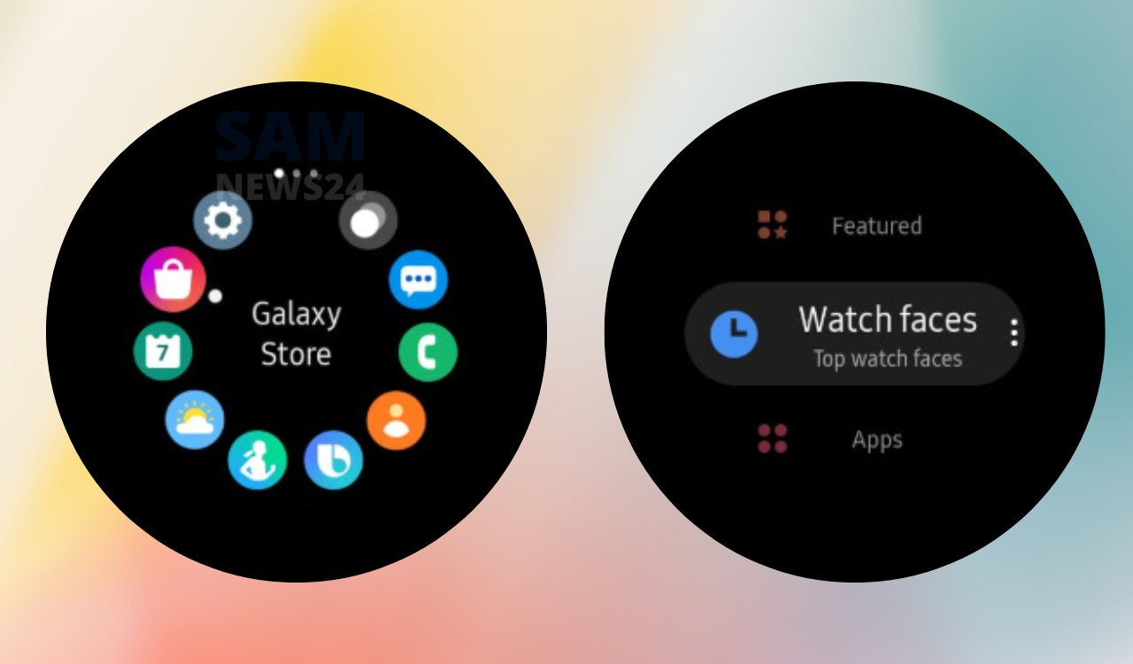 Galaxy Watch 5 Place a picture when Watch Face is ON