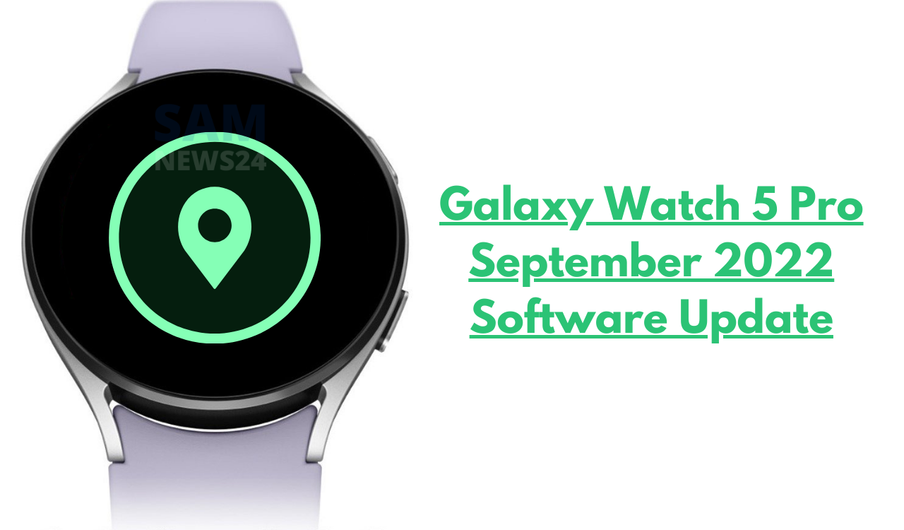 Galaxy Watch 5 Pro second software update