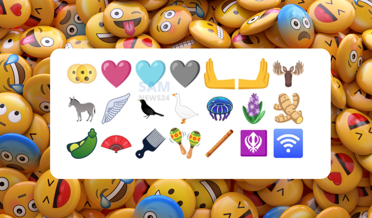 New Emojis Shaking Face, Pink Heart and more coming soon