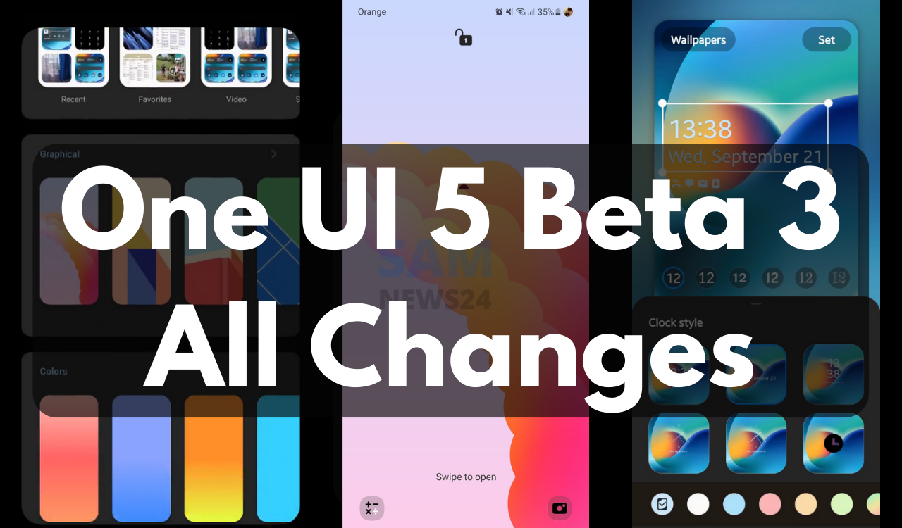 One UI 5 Beta 3 All Changes video
