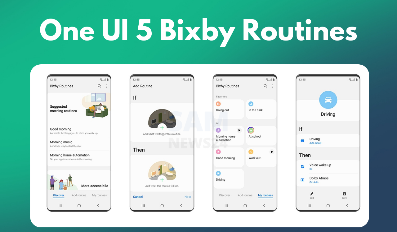 One UI 5 Bixby Routines