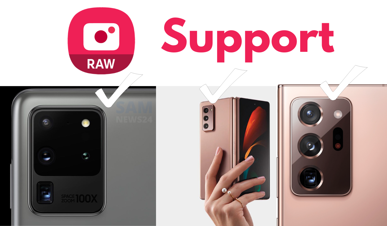 Samsung Expert RAW now supports S20U, N20U, Fold 2