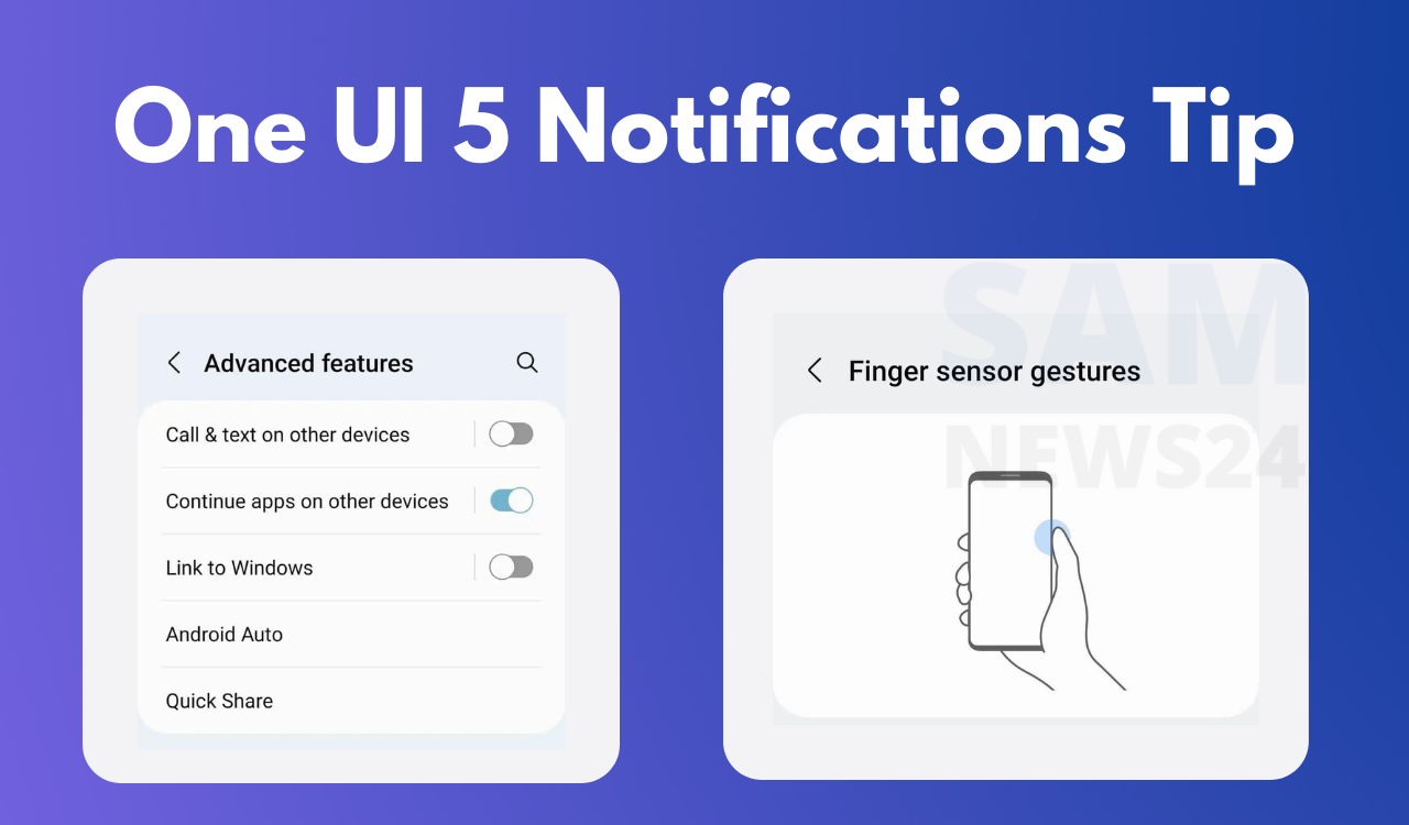 Samsung One UI 5 Notifications Tip