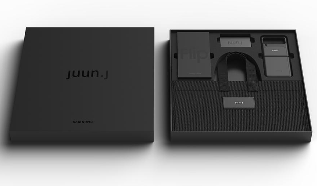 Samsung brings JUUN.J limited black edition Z Flip 4
