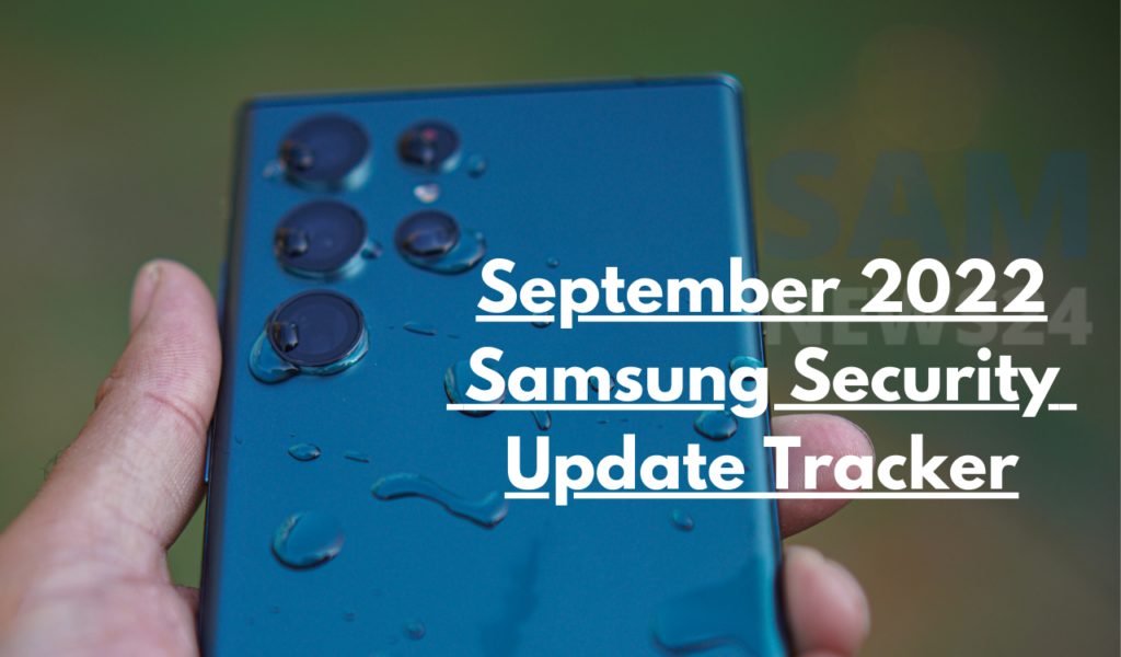 September 2022 Security Update Tracker