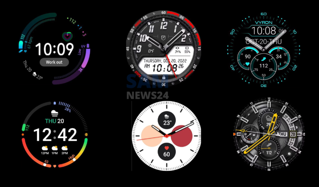10 useful Watch Faces for your Samsung Watch