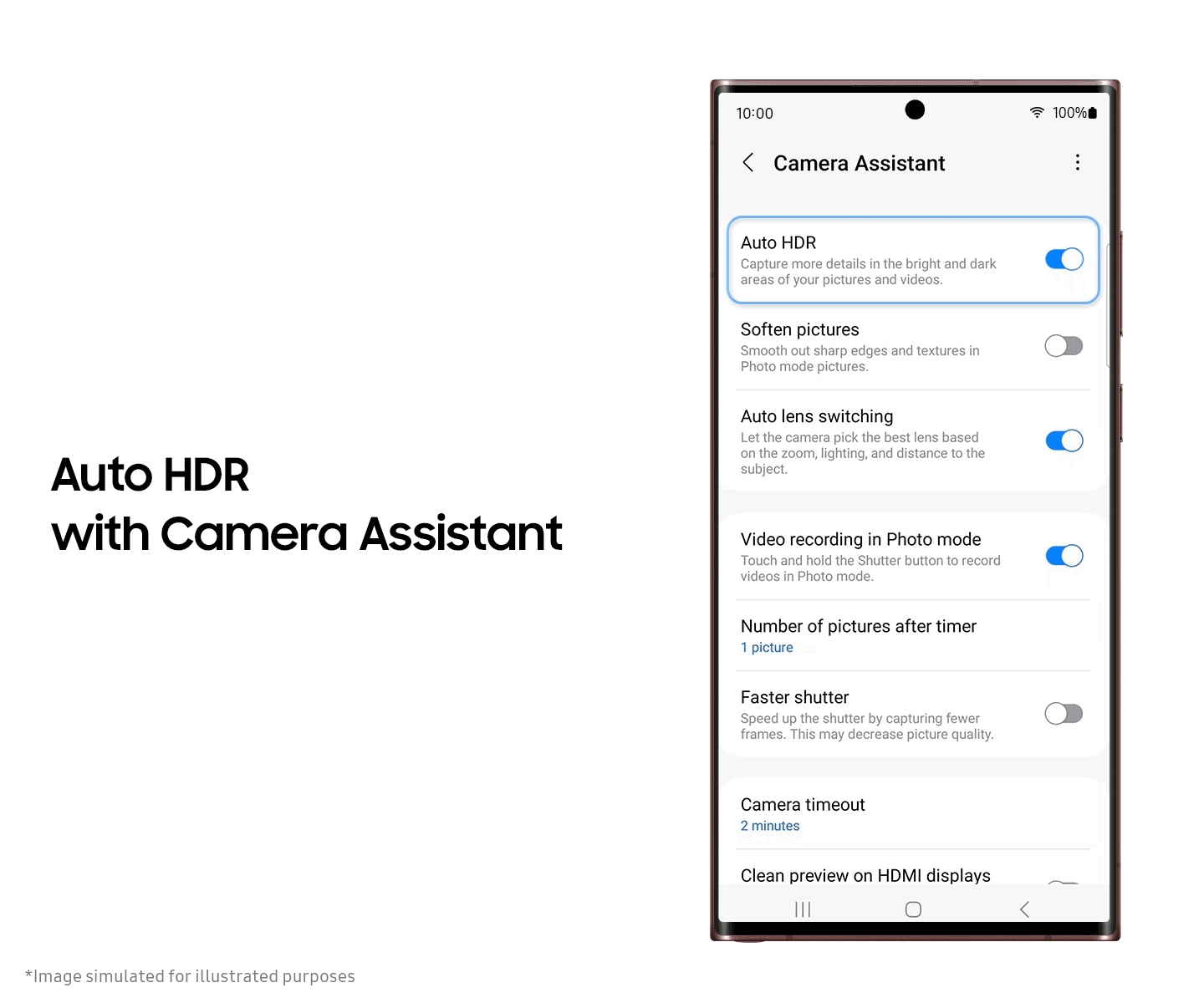 Auto HDR with Camera Assistant
