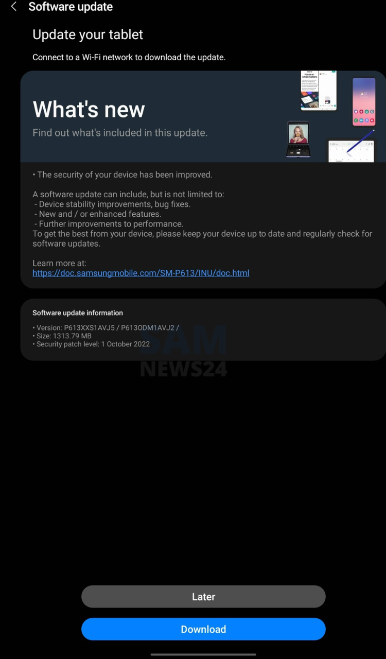 Galaxy Tab S6 Lite 2022 update (1)
