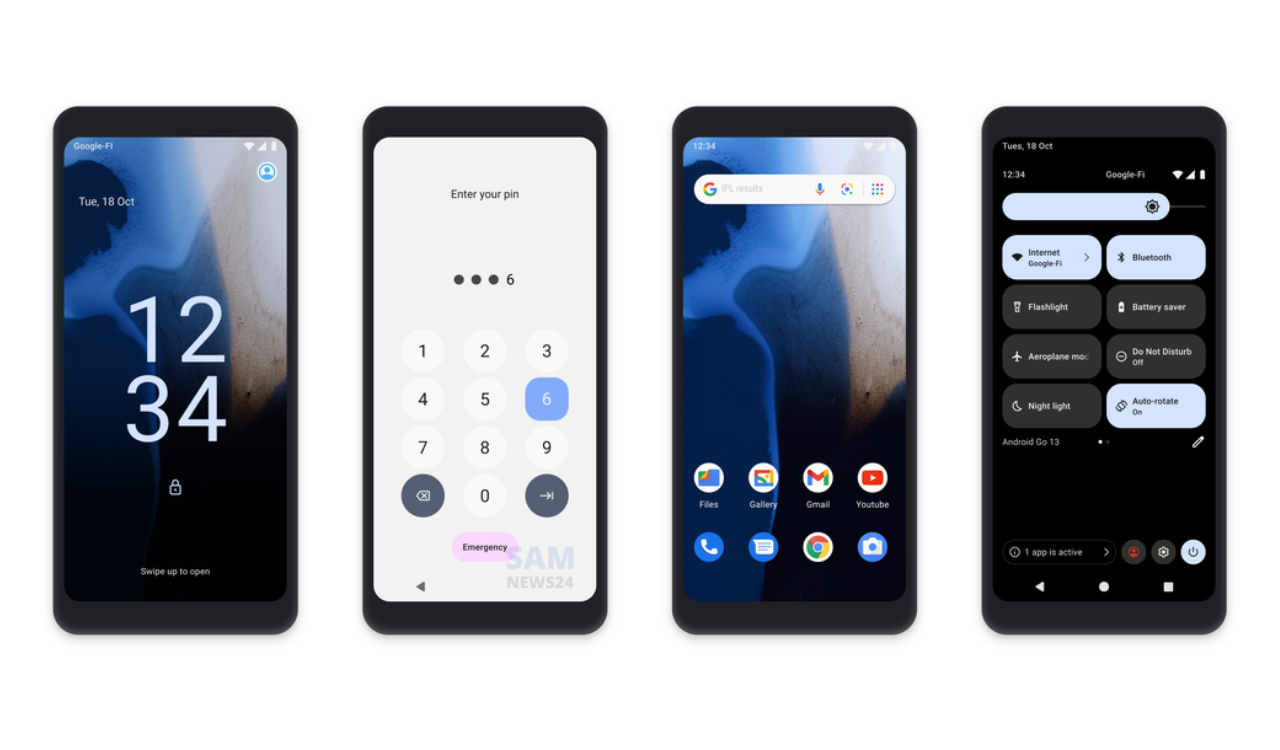 Google Android 13 Go edition