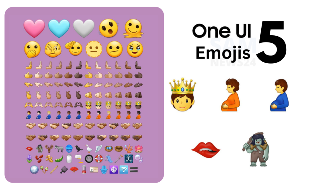 One UI 5 138 emojis