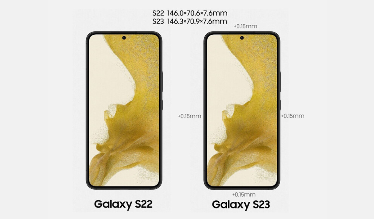 Previous Galaxy S23 render
