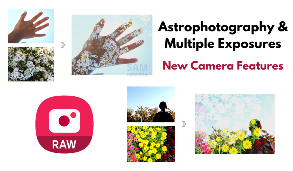 Samsung Expert RAW astrophotography and multiple exposures