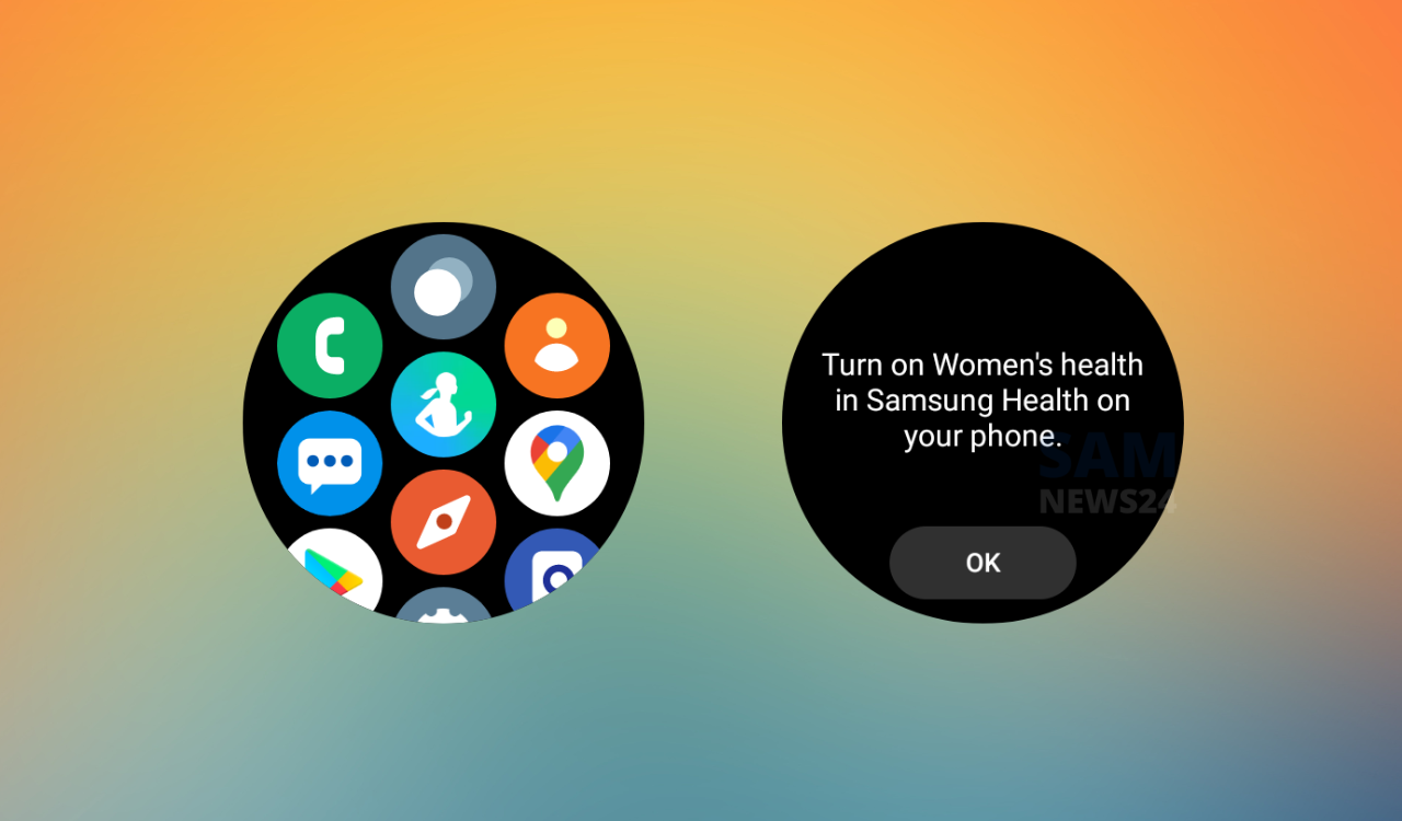 Track your Periods cycle with Galaxy Watch 4 and Watch 5