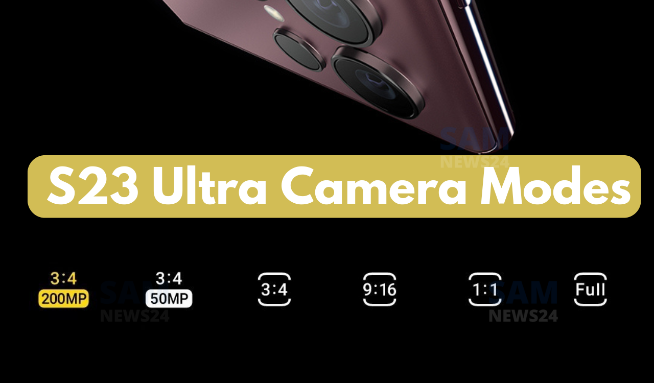 Galaxy S23 Ultra 50MP Camera Mode