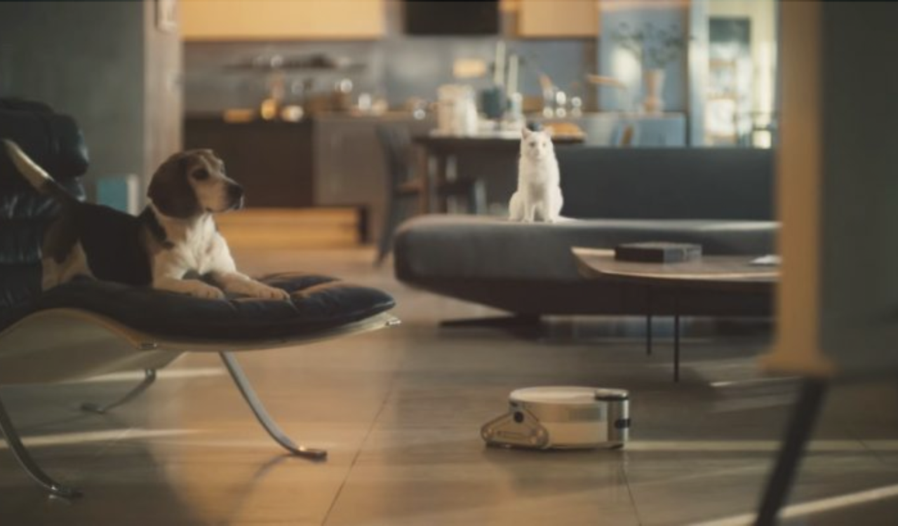 Jet Bot AI+ Robot Vacuum takes care of your pet when you're not at home