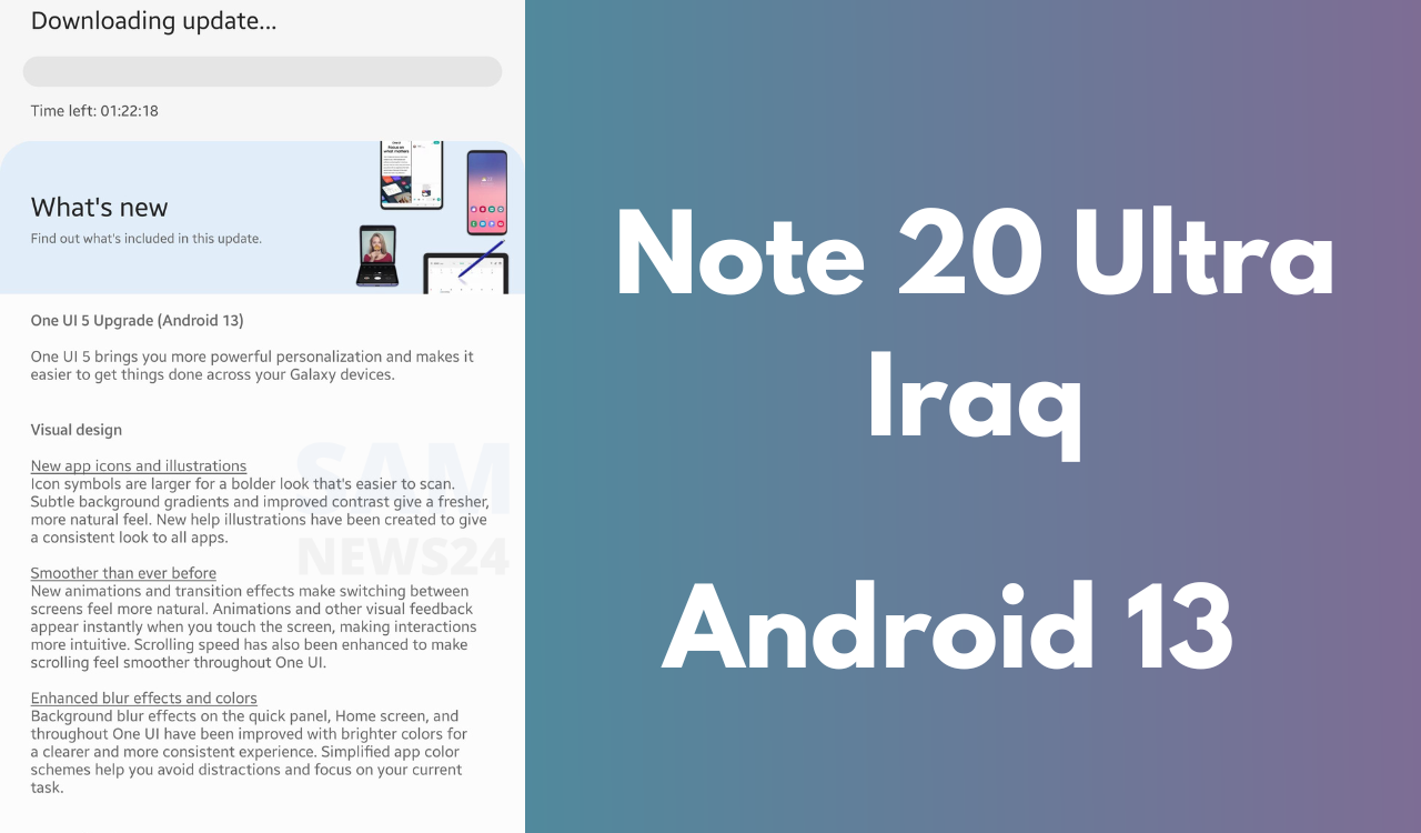 Note 20 Ultra Iraq One UI 5