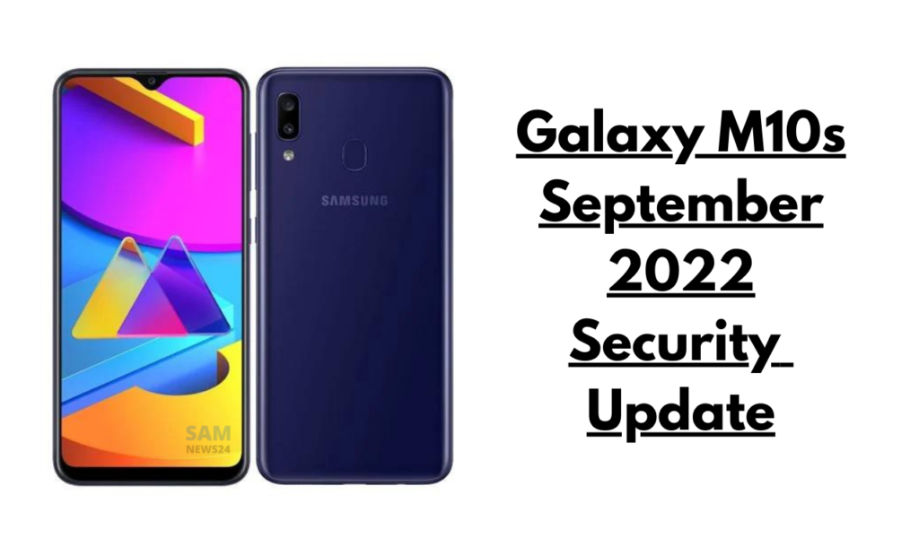 Samsung Galaxy M10s Security Update