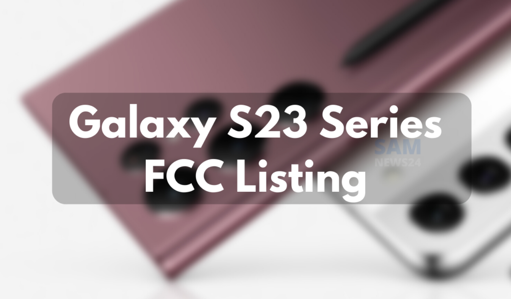 Samsung Galaxy S23 FCC