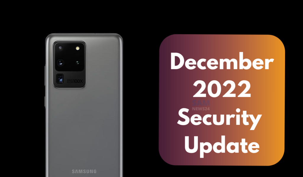 Carrier-unlocked Galaxy S20 December 2022 update