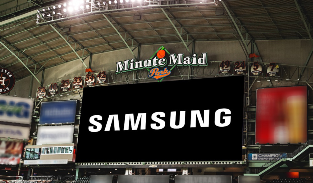 Samsung and the Houston Astros will digitally enhance Minute Maid Park with display technology