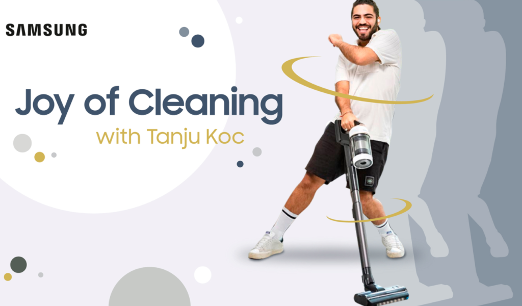 Samsung 2023 resolution: Vacuum cleaning as a fitness routine